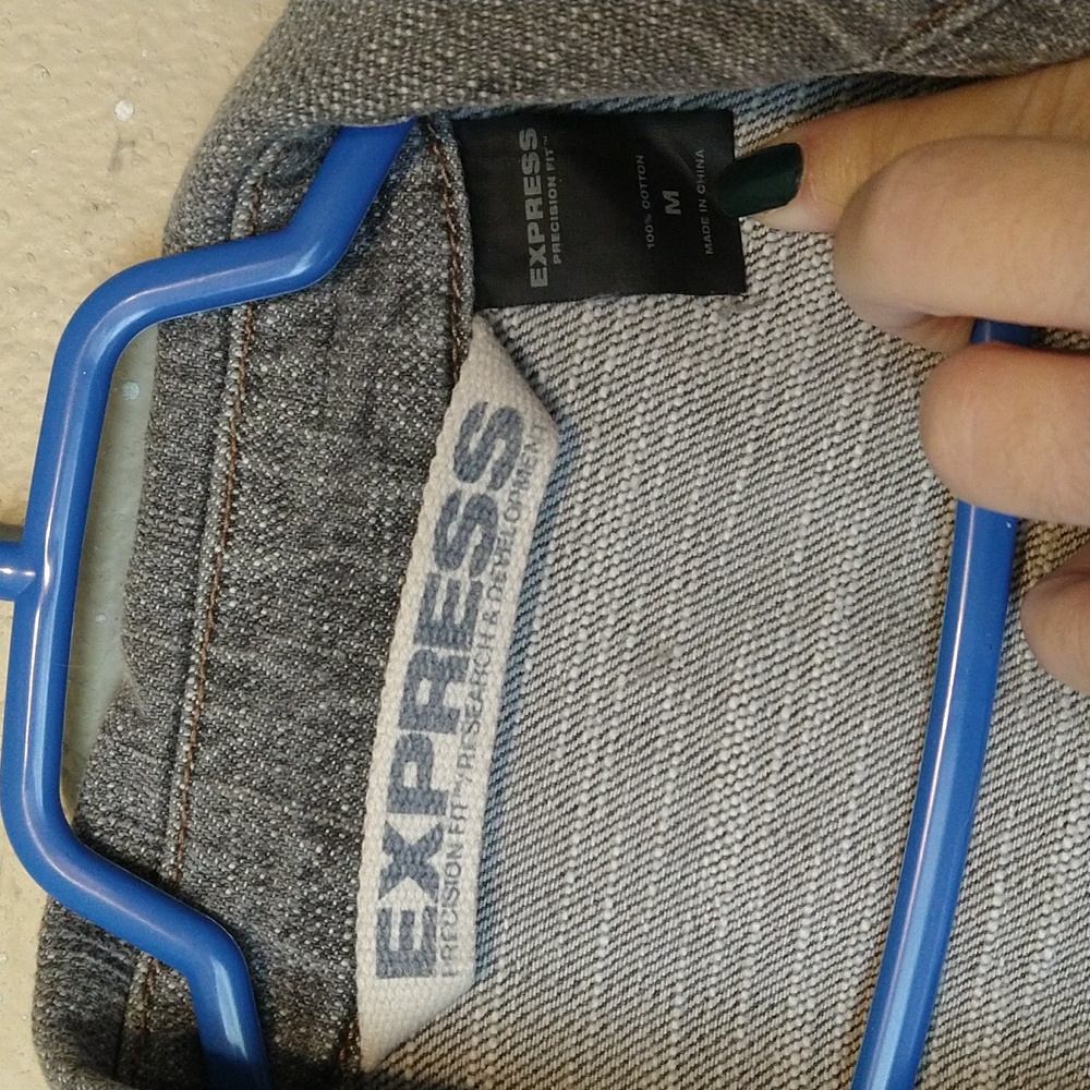 Express Y2K Denim Jacket and Skirt Set - Picture 9 of 10